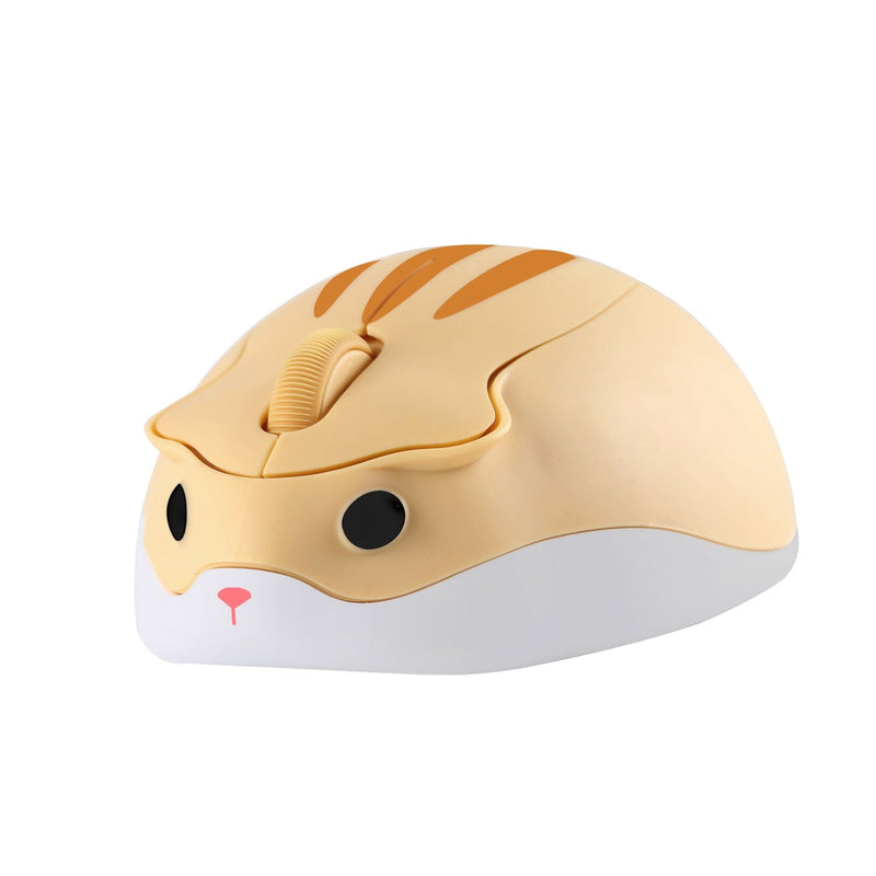 Wireless Optical Cute Hamster Cartoon Design Mouse