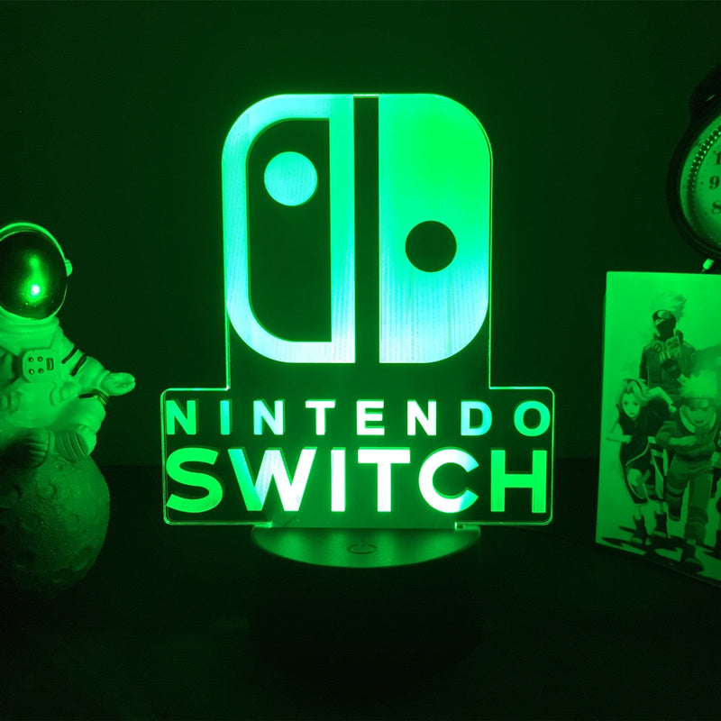 3D Night Light Nintendo Switch LOGO