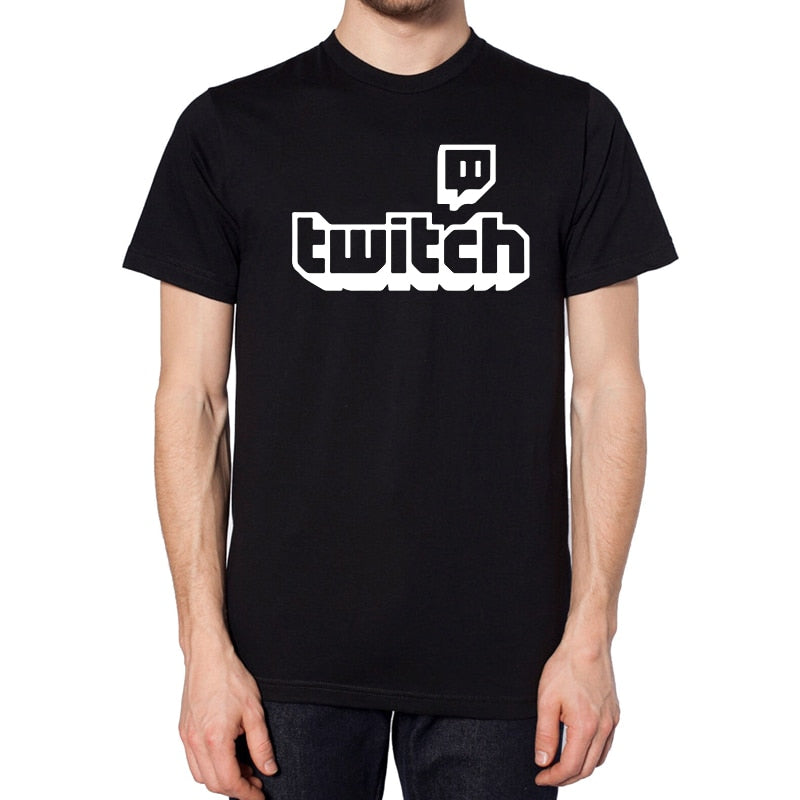 Personalised Twitch TV Gaming T-Shirt by KV