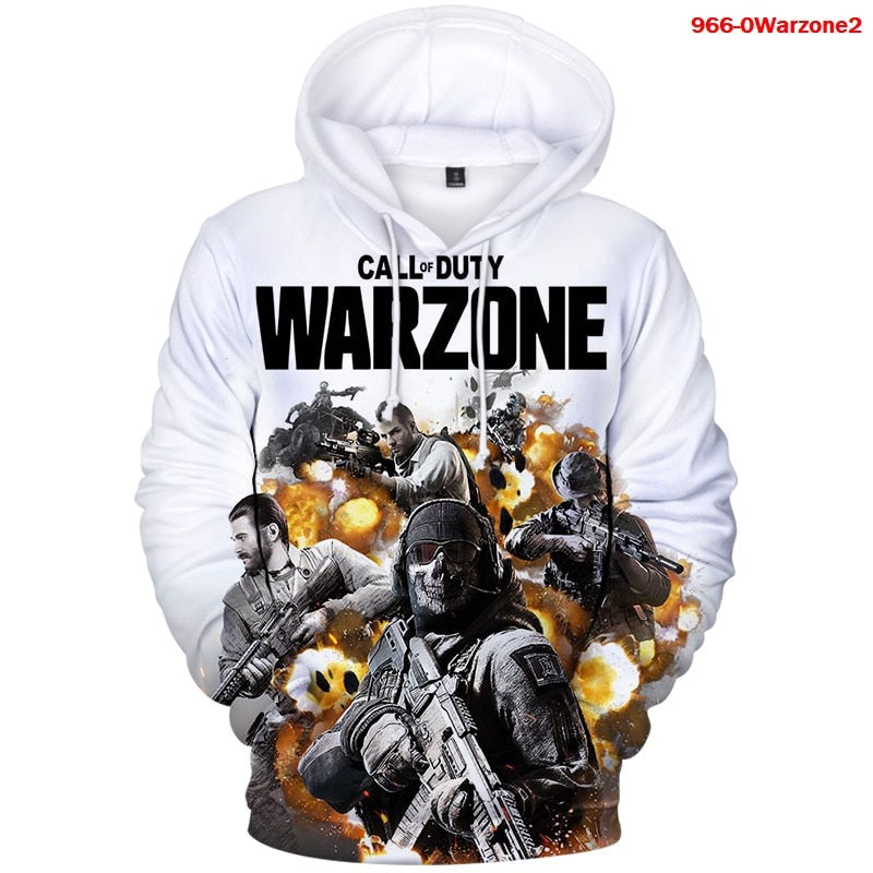 3D Unisex C.O.D. Warzone Hoodies