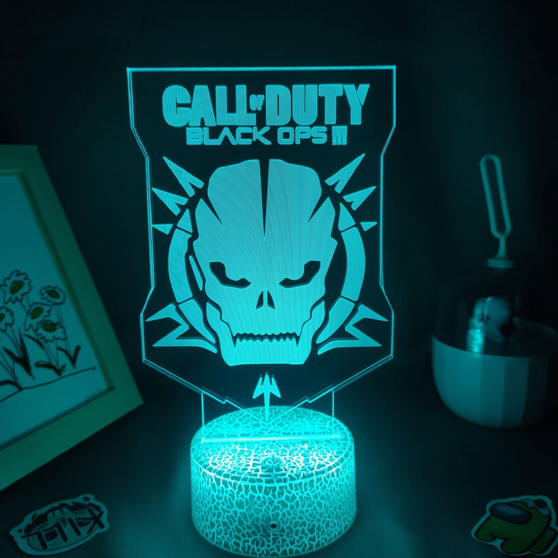 Call Of Duty Game LOGO 3D Lamps