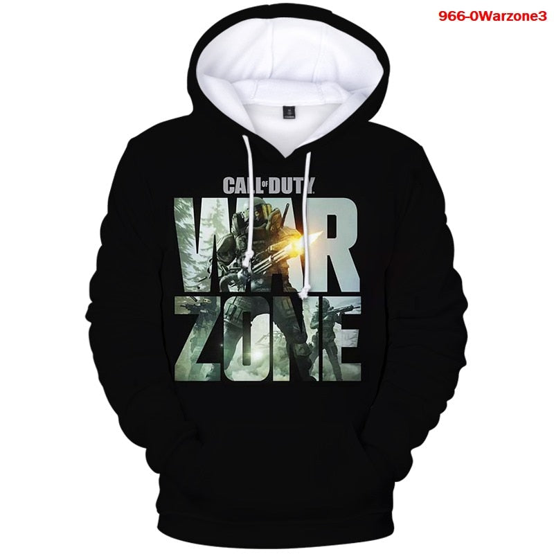 3D Unisex C.O.D. Warzone Hoodies