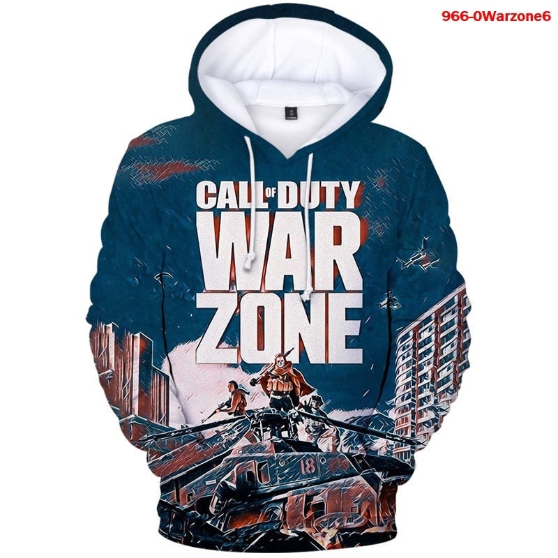 3D Unisex C.O.D. Warzone Hoodies