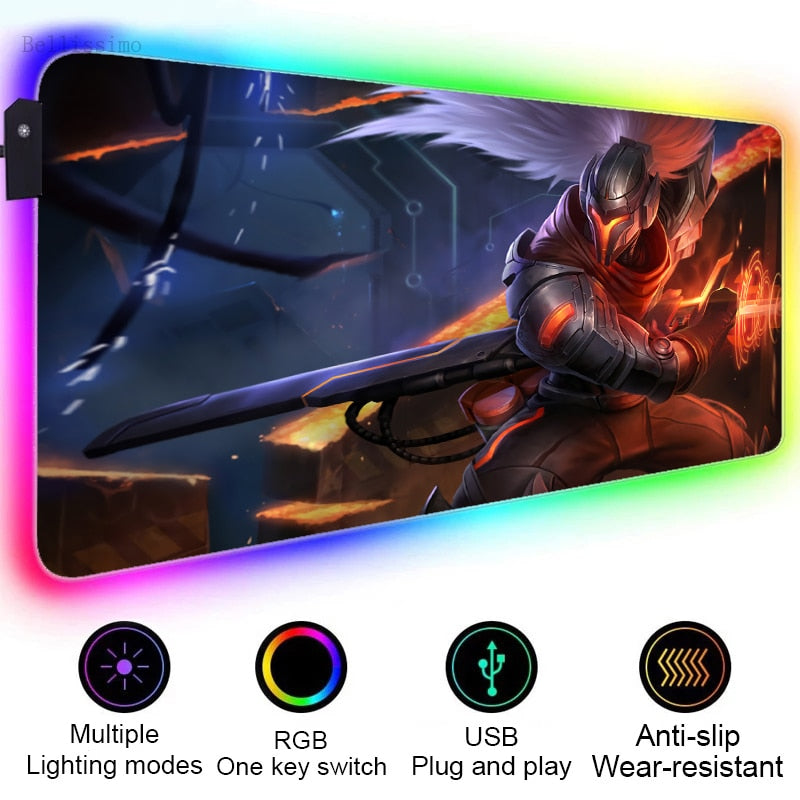 League of legend RGB Gaming Mouse Pads