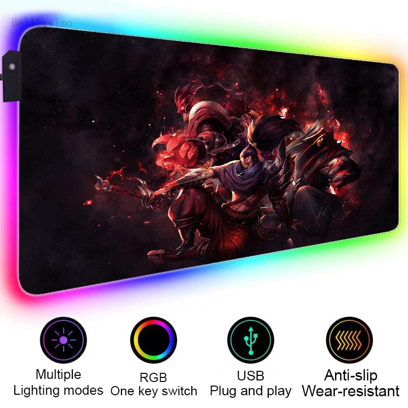 League of legend RGB Gaming Mouse Pads