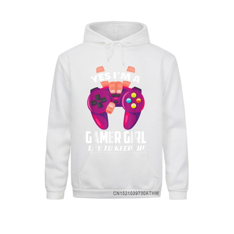 Yes I'm A Gamer Girl Video Games Sweatshirts Hoodies