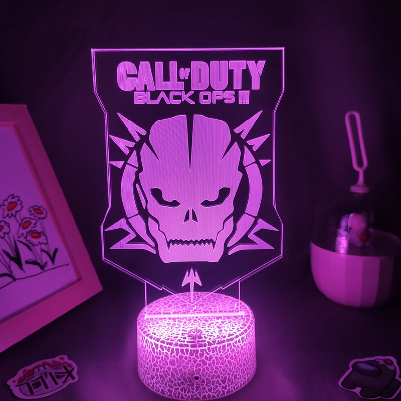 Call Of Duty Game LOGO 3D Lamps