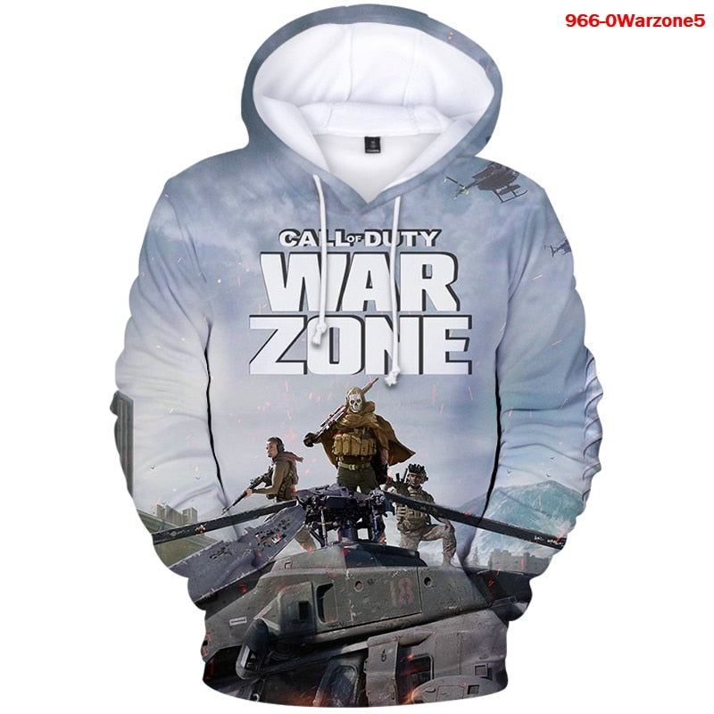 3D Unisex C.O.D. Warzone Hoodies