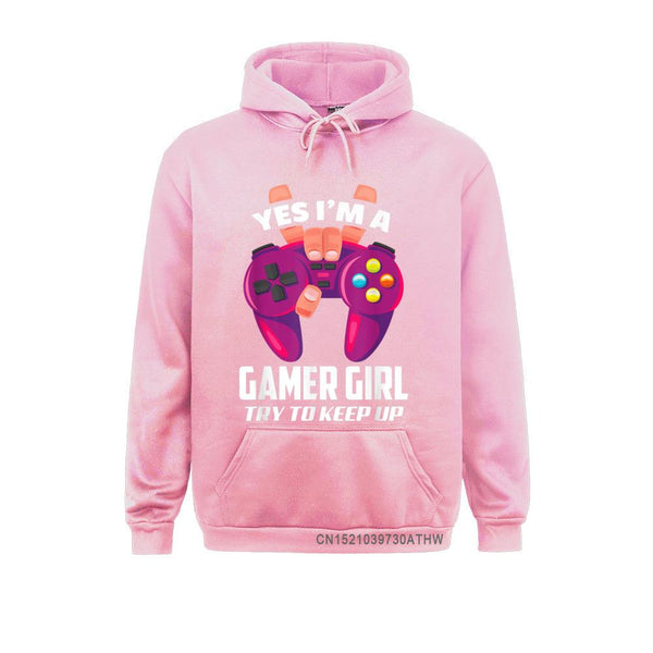 Yes I'm A Gamer Girl Video Games Sweatshirts Hoodies