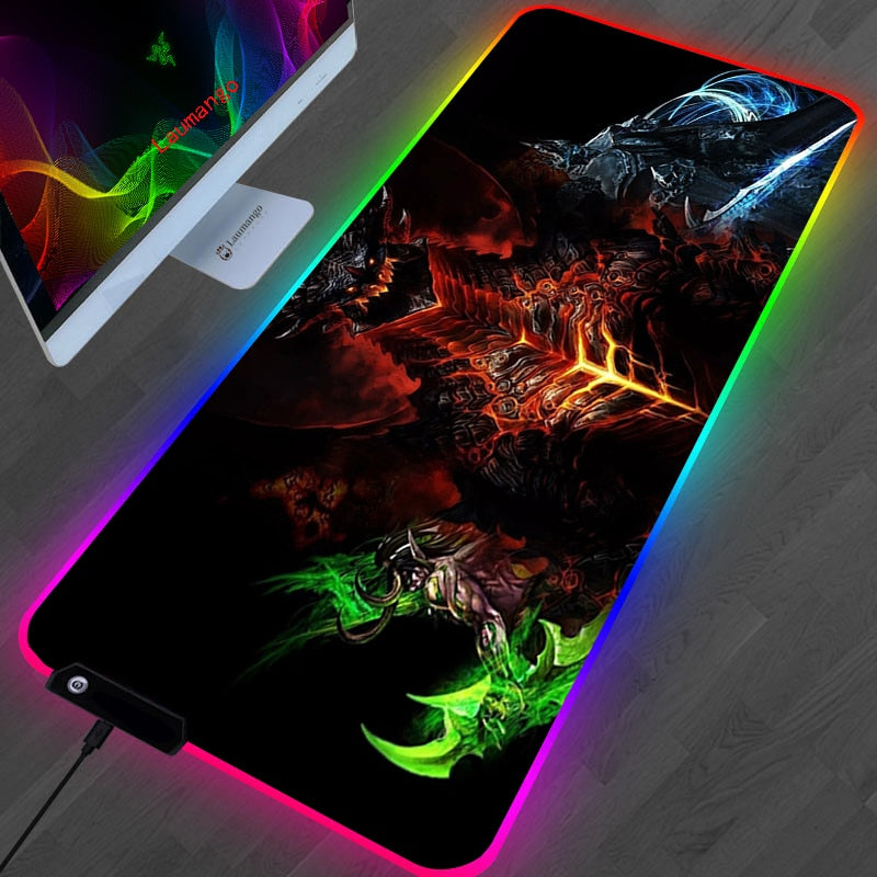 World of Warcraft RGB  Mouse Pad