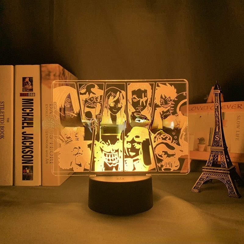 Anime One Pieces 3D Lamp