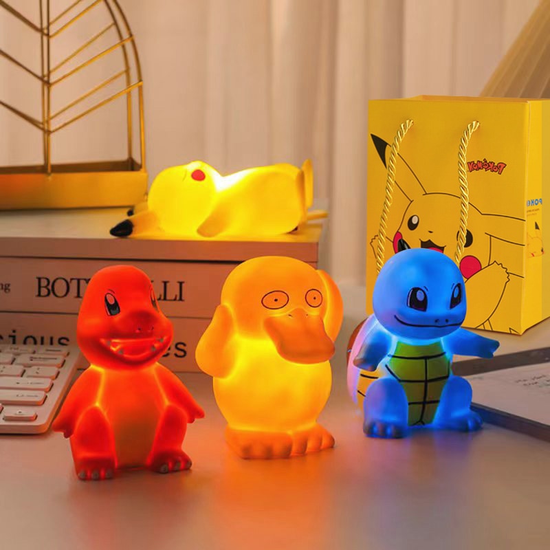 4Pcs/Set Pokemon Kawaii Pikachu Night Light