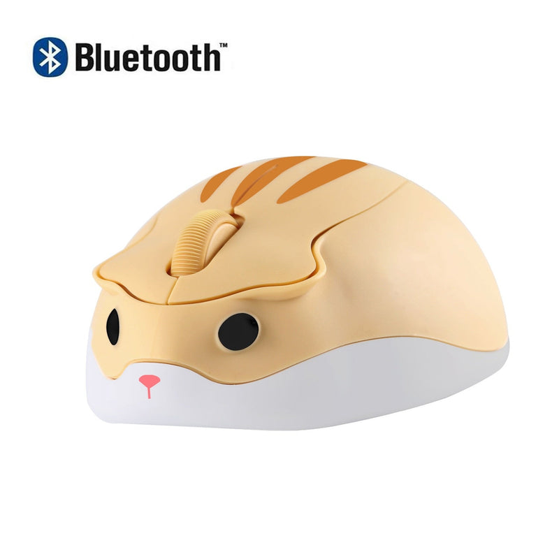 Wireless Optical Cute Hamster Cartoon Design Mouse