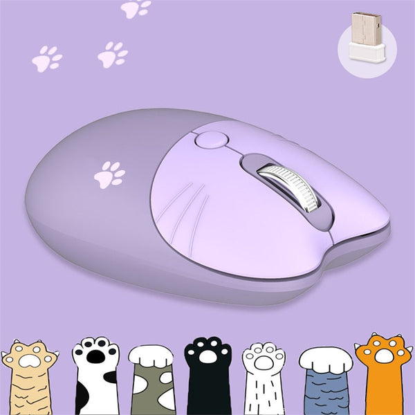 Cute 2.4g Wireless Mini Mice Silent USB Optical Mouse