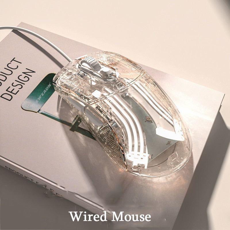 Crystal Transparent Gaming Mouse