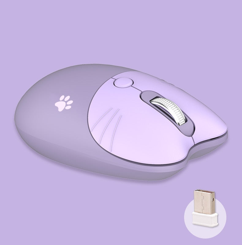 Cute 2.4g Wireless Mini Mice Silent USB Optical Mouse