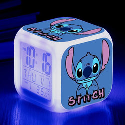 Lilo Stitch Alarm Clock Growing LED Light